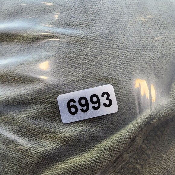 Womens Olive Green Decree Ruffle Blazer Jacket 3/4 Sleeves 100% Cotton Size XL - Picture 10 of 10